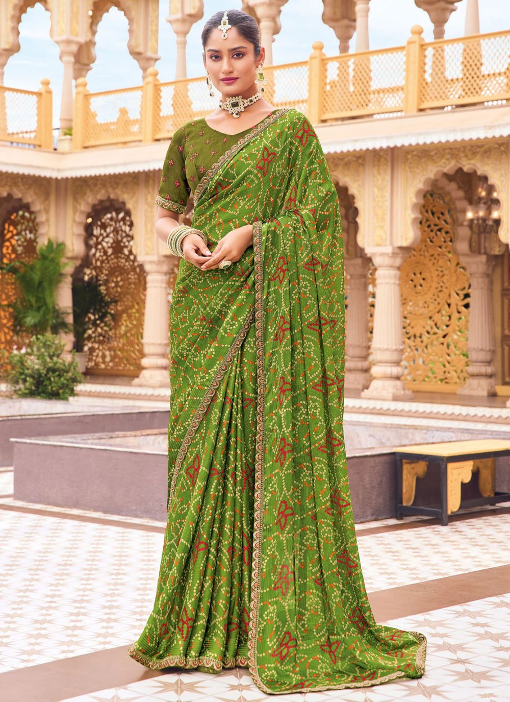 Buy Lace Work Sarees Online