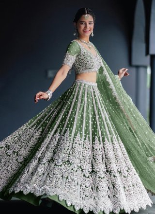 Designer Sequin Work Lehenga at 6575.00 INR in Surat | H K Fashion