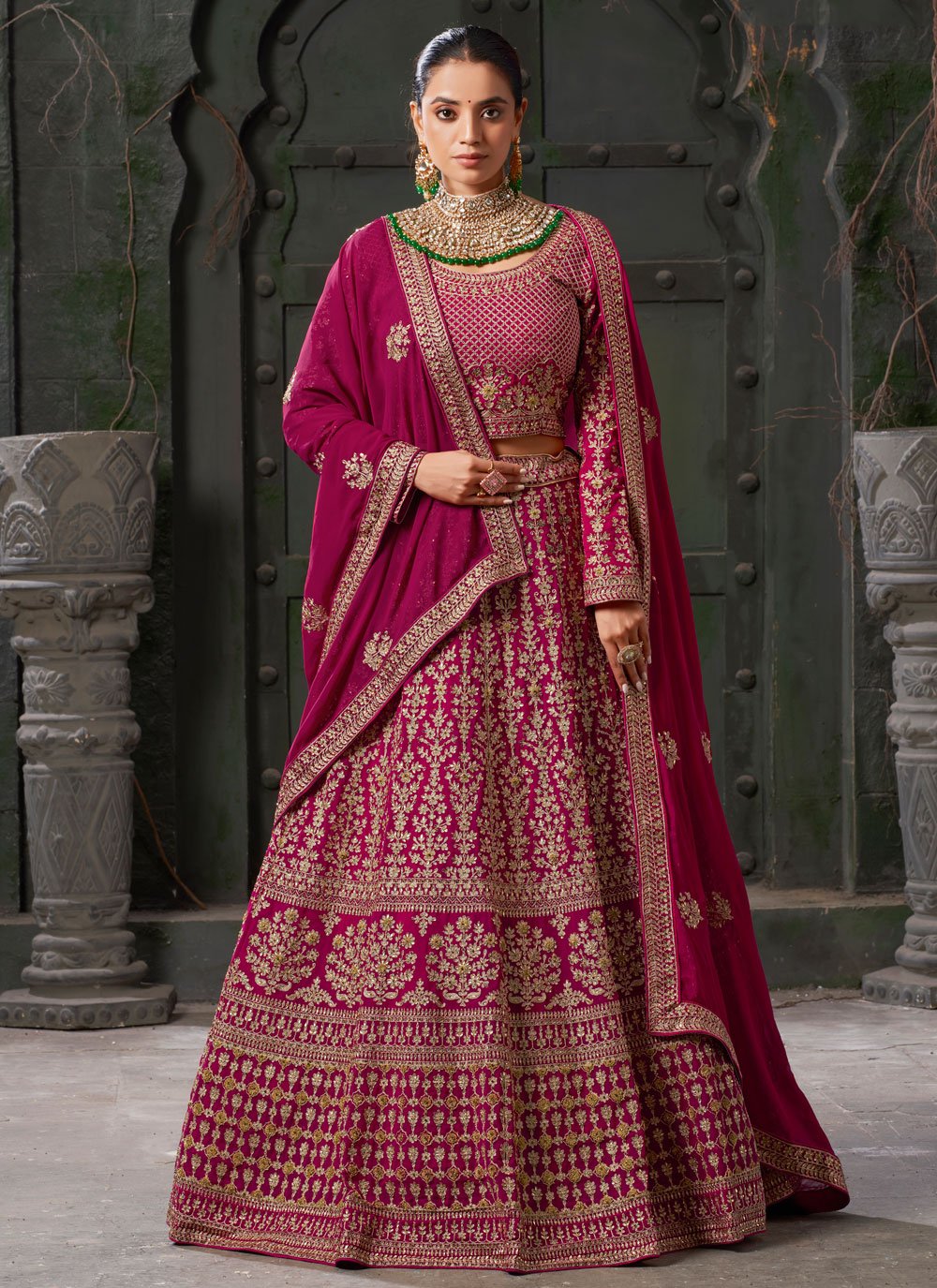 Maroon Color Satin Georgette Lehenga Choli, selling Designer Indian Bridal Traditional Wedding Party Wear Ghagra Dress for Women Girls Lengha