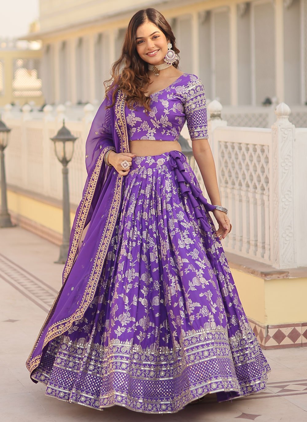 Bridal Sequins Work Lehenga Choli Indian Lengha Chunri Wedding Dress Sari  Saree | eBay
