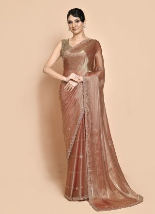 JIMMY CHU Classic Sari In Brown