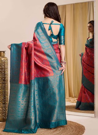 Kanjivaram Silk Classic Saree In Multi Colour