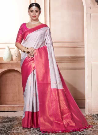 Kanjivaram Silk Classic Saree with Woven Work