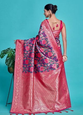 Kanjivaram Silk Classic Sari with Woven Work