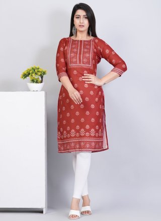 Maroon kurtis online best sale