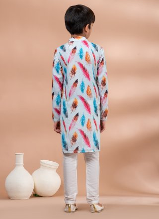 Modern Multi Colour Cotton Kurta Pyjama