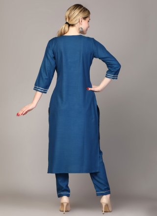 Morpeach Rayon Embroidered Work Salwar Suit