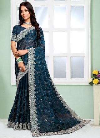 Meena bazaar hotsell party wear saree