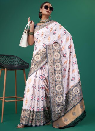 Multi Colour Patola Silk Weaving Work Classic Saree