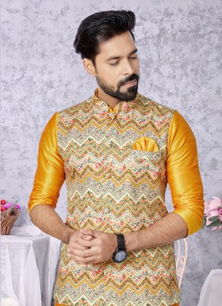 Multi Colour Polyester Nehru Jackets