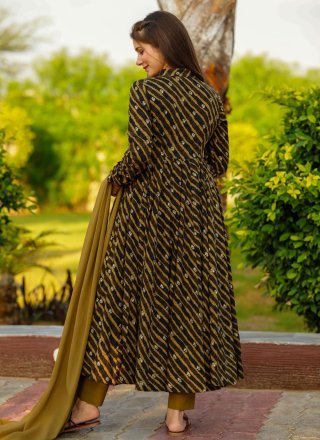Multi Colour Rayon Salwar Suit with Digital Print Work