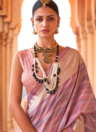 Multi Colour Viscose Classic Sari with Foil Print Work for Ceremonial