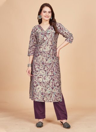 Multi Colour Viscose Designer Kurti with Embroidered Work for Casual
