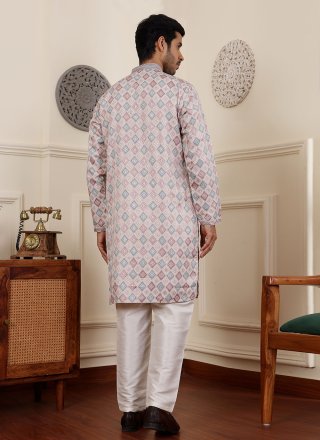 Multi Colour Viscose Kurta Pyjama