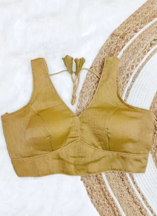 Mustard Chiffon Blouse
