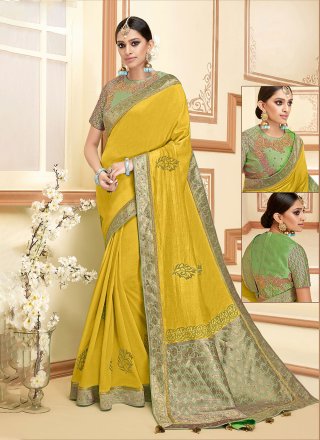 Golden Tissue Fabric Traditional Wedding Saree Gota Patti Trimming  Decorative Embroidered Sewing Trim Bordadas Ribbon for