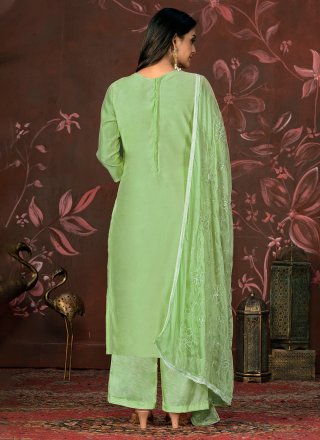 Organza Designer In Green