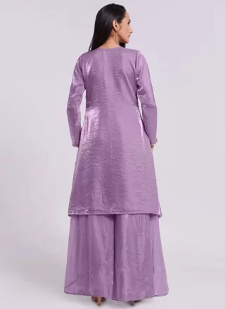 Organza Designer Kurti with Embroidered Work