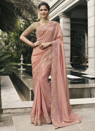 129 193 Peach Indo Western Saree and Peach Indo Western Sari Online Shopping