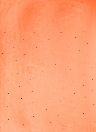 Peach Satin Silk Hand Work Trendy Saree for Women