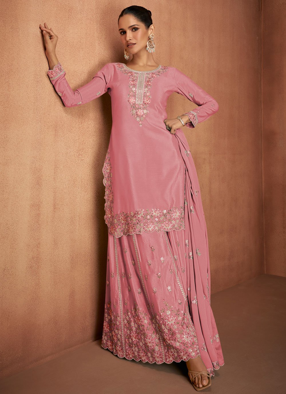 Palazzo Salwar Suit Online Latest Designer Plazo Style Long Salwar Kameez