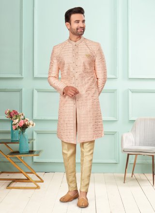 Pink Fancy Fabric Indo Western