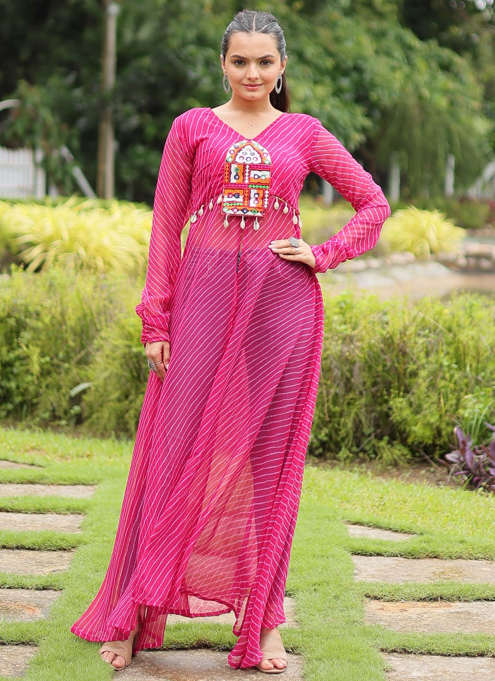 Pink colour kurtis online best sale