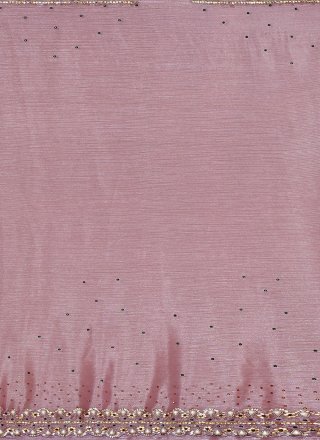 Pink JIMMY CHU Contemporary Sari