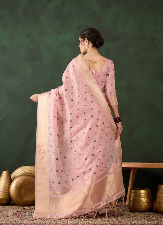 Pink  Classic Saree