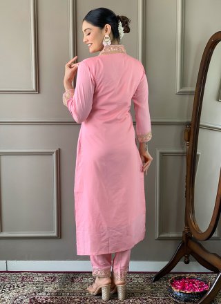 Pink Silk Salwar Suit