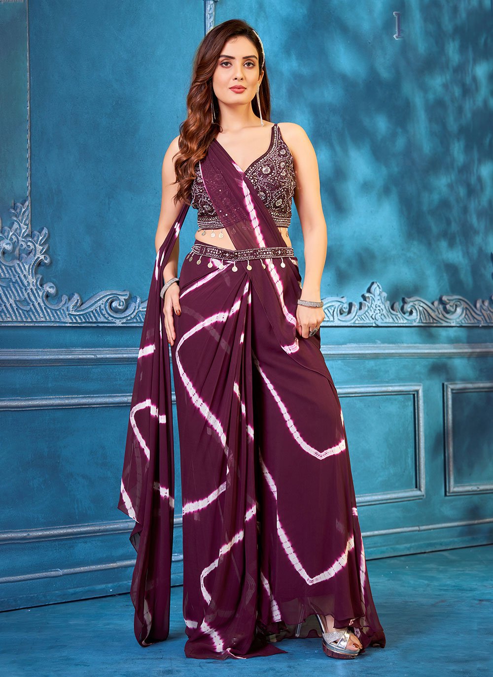 How To Wear Saree In Different Ways | Draping fashion, Saree wearing styles,  Stylish sarees