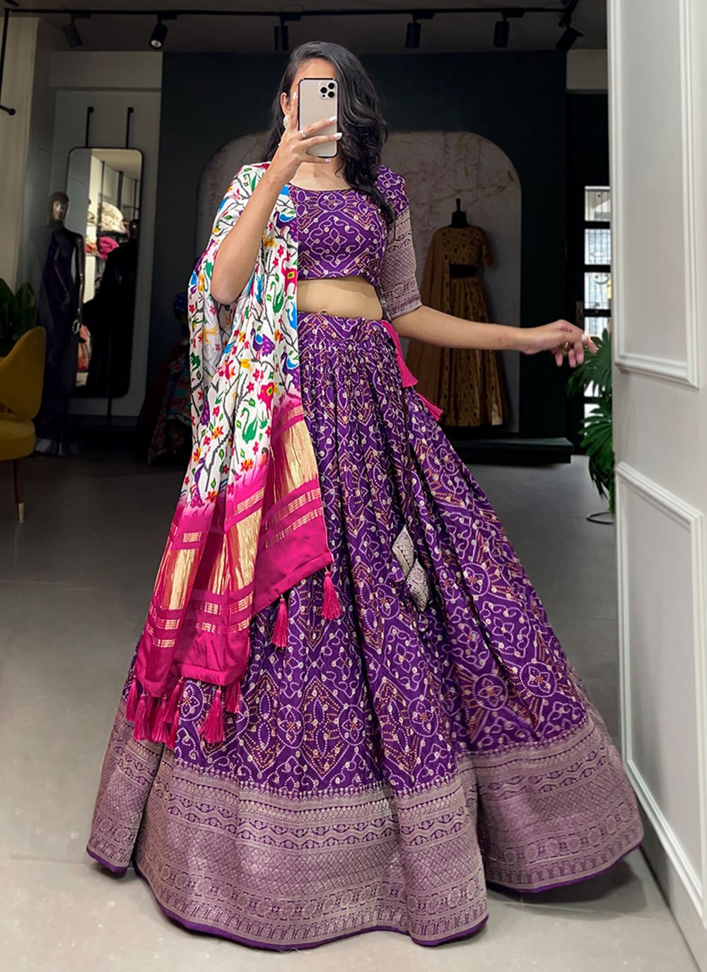Soft Velvet Blush Pink Heavy Embroidered Bridal Lehenga Set – Heritage  India Fashions