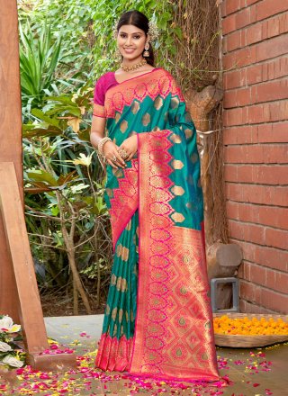 Black Tussar Silk Saree With Blouse 277401