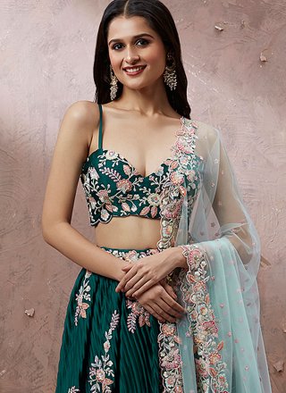 Rama Georgette Lehenga Choli