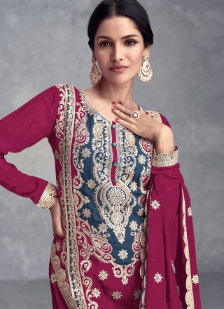 Rani Chinon Readymade Salwar Suit