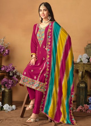 Rani Chinon Salwar Suit