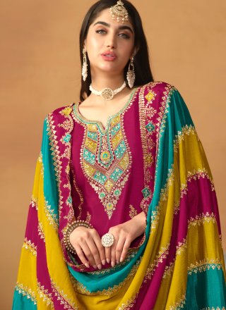 Rani Chinon Salwar Suit