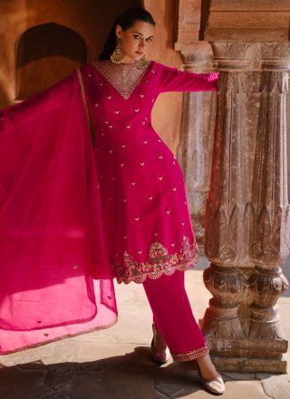 Queen Colour Suit Design | Dark Pink Suit Design | Rani Salwar Kameez  Design | Queen Salwar Suit | - YouTube
