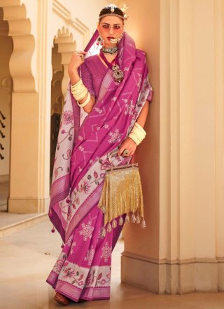 Rani Silk Designer Saree