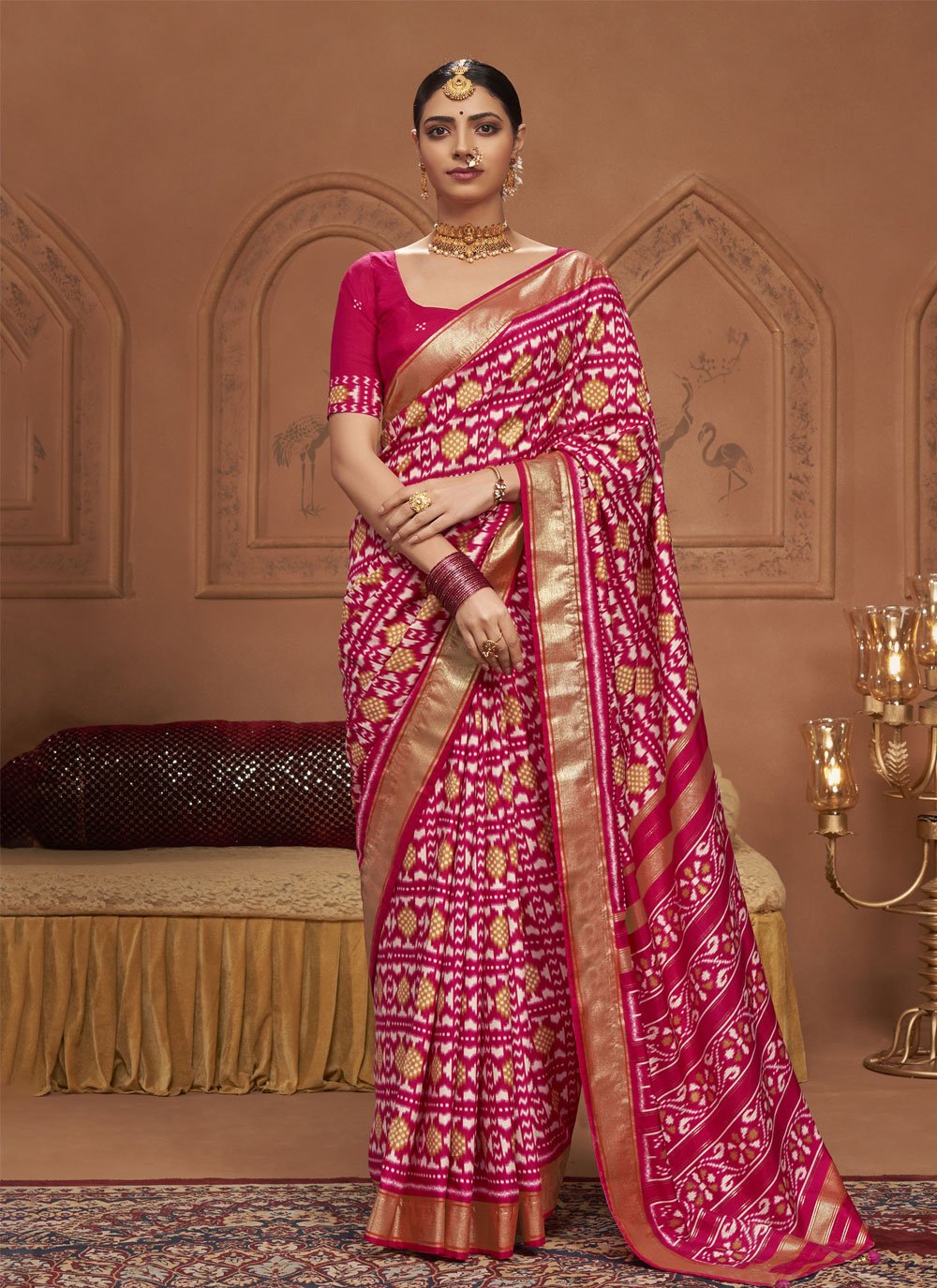 Sage Green Organza Saree – Tirumala Designers