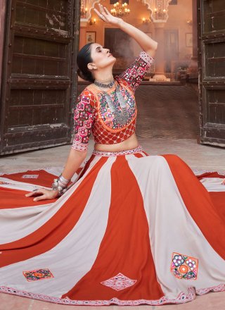 Rayon Readymade Lehenga Choli In Multi Colour