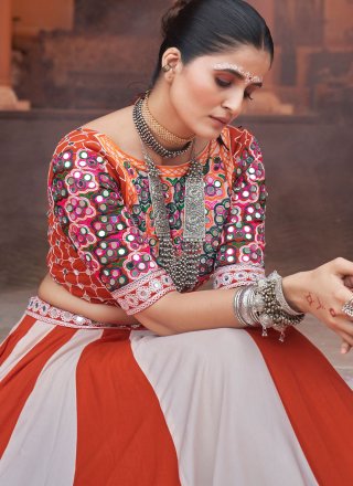 Rayon Readymade Lehenga Choli In Multi Colour