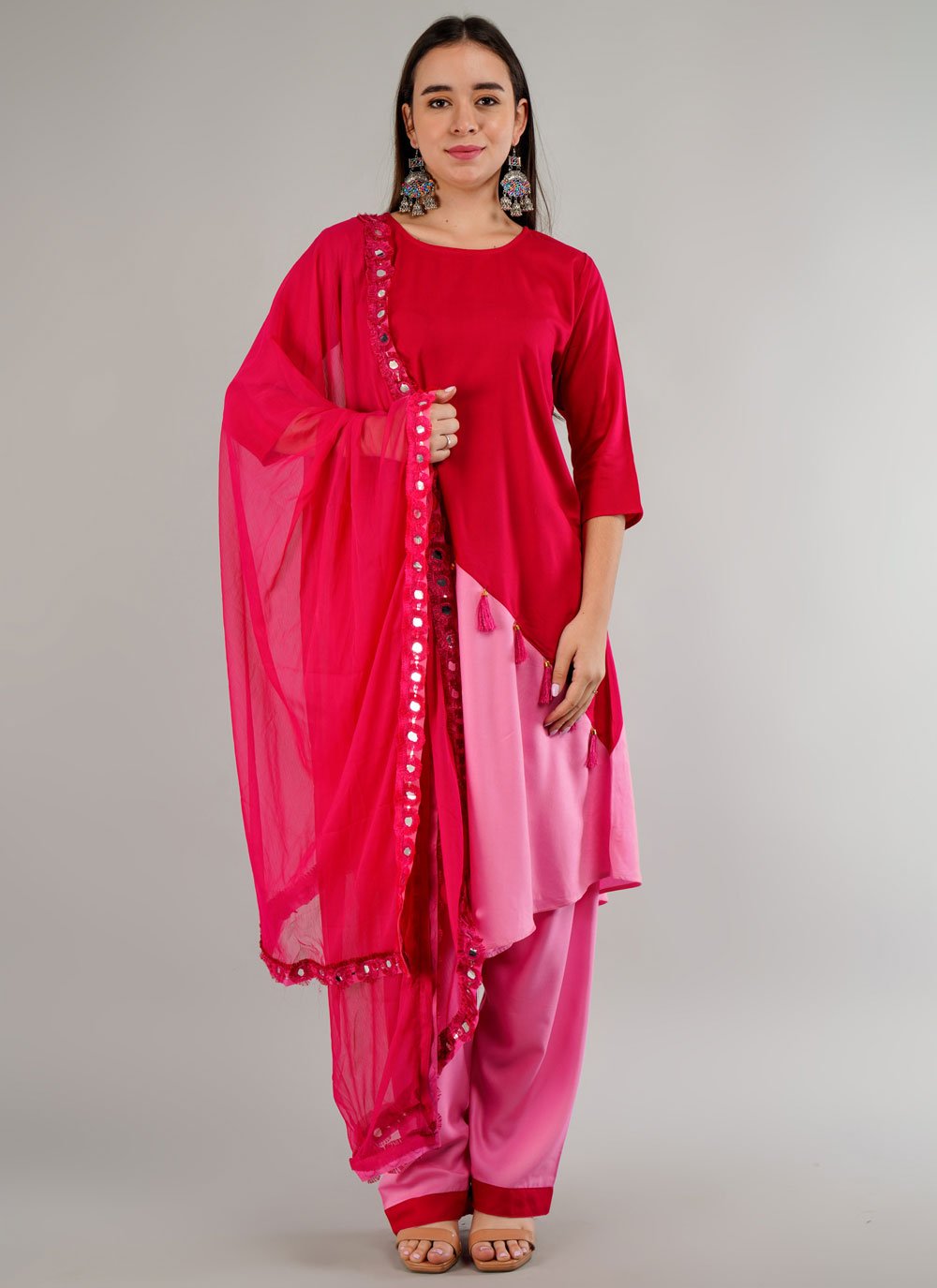 Buy Amazon Brand - Myx Women's Rayon Salwar Suit-Set at Amazon.in
