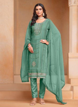 Sea Green Mehndi Sharara Set Art Banarasi Silk Salwar Kameez and Sea Green  Mehndi Sharara Set Art Banarasi Silk Salwar Suit Online Shopping