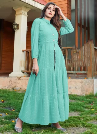 Net frock cheap kurti design