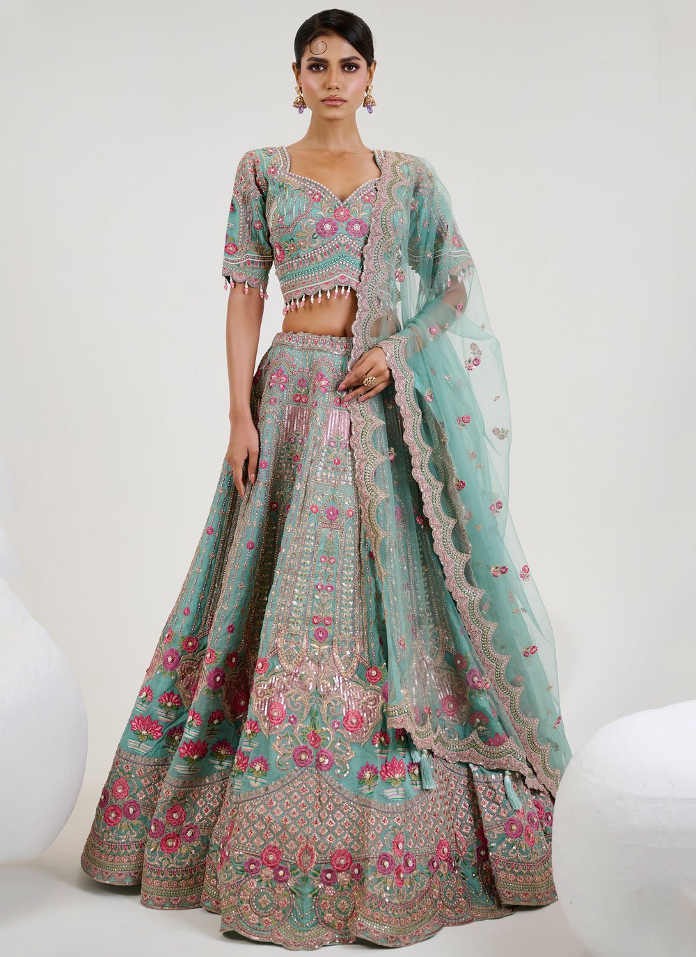 Fabulous Lehenga Choli for Women ,Ready to wear lehenga choli Lehenga Sequins shops And Zari Thread Embroidered Work