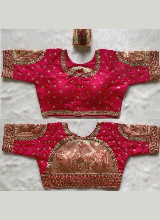 Silk Blouse with Embroidered, Sequins and Stone Work