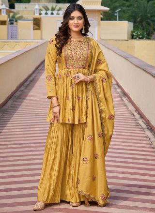 Latest Blended Cotton Palazzo Suits Online Collection