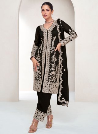 Black and white punjabi suit best sale