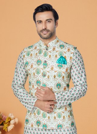 Superb Multi Colour Polyester Nehru Jackets